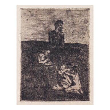 View full screen - View 1 of Lot 144. PABLO PICASSO | LES PAUVRES (BLOCH 3; BAER 4).