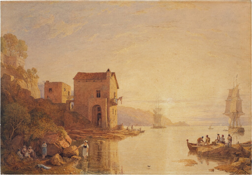 View full screen - View 1 of Lot 186. A fisherman’s house, Sorrento, Bay of Naples.