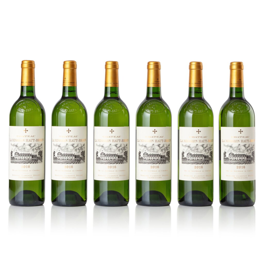 View full screen - View 1 of Lot 344. Château La Mission Haut-Brion Blanc 2016 (6 BT).