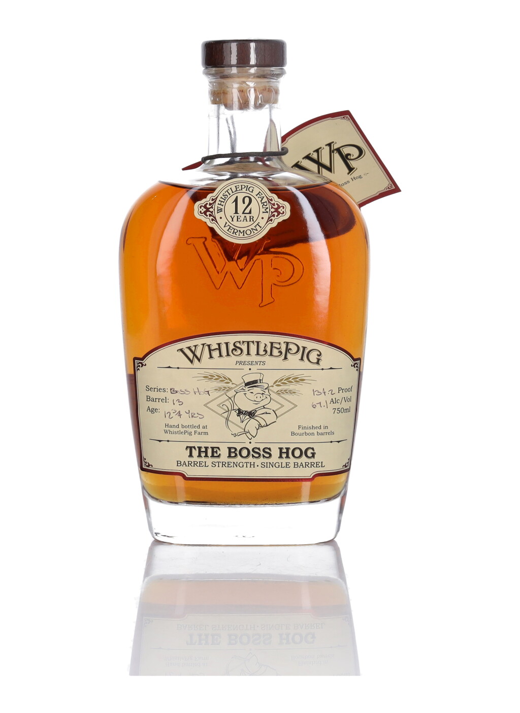 View full screen - View 1 of Lot 322. WhistlePig The Boss Hog 12 Year Old 1st Edition 134.2 Proof NV (1 Bottle 75cl).