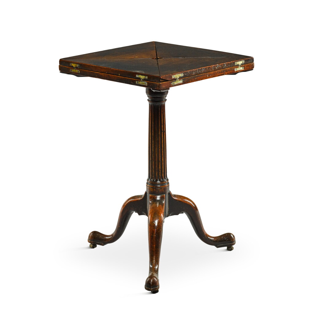View full screen - View 1 of Lot 147. A George III mahogany envelope table, circa 1765.