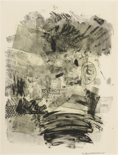 View full screen - View 1 of Lot 16. ROBERT RAUSCHENBERG | LAWN (F. 31).