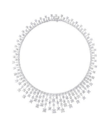 View full screen - View 1 of Lot 103. IMPORTANT COLLIER DIAMANTS, GRAFF | IMPORTANT DIAMOND NECKLACE, GRAFF.