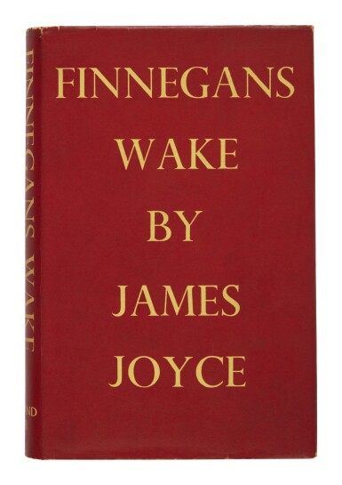 View full screen - View 1 of Lot 120. Joyce, James | First edition, trade issue, of Finnegans Wake..