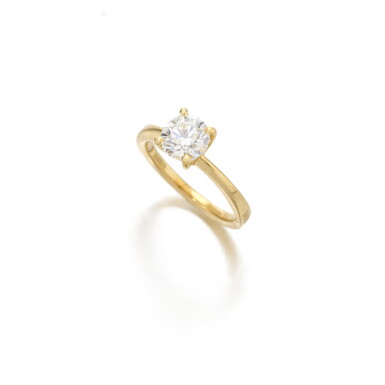 View full screen - View 1 of Lot 174. Damiani, diamond ring (Damiani, Anello con diamante).