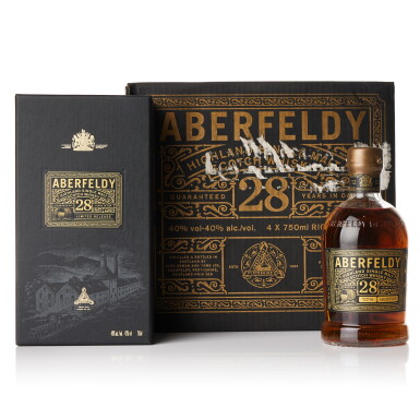 View full screen - View 1 of Lot 3379. Aberfeldy 28 Year Old 40.0 abv NV (4 BT75).