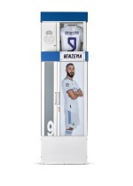 First Team Locker #9: The Real Madrid Santiago Bernabéu Stadium 2001/02 - 2021/22 | Fernando Morientes, Ronaldo, Roberto Soldado, Javier Saviola, Cristiano Ronaldo, Karim Benzema