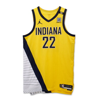 View full screen - View 1 of Lot 182. Isaiah Jackson 'Playoff Debut' Indiana Pacers 2024 NBA Eastern Conference Round 1 Game Issued Jersey | Game 1.