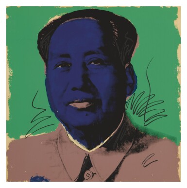 View full screen - View 1 of Lot 75. ANDY WARHOL | MAO (FELDMAN & SCHELLMANN II.90).
