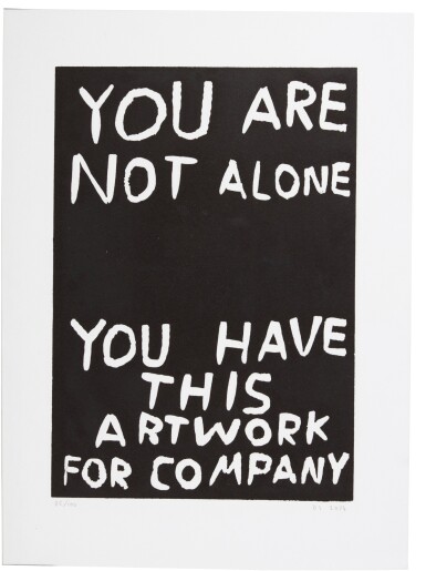 DAVID SHRIGLEY | YOU ARE NOT ALONE; AND LANGUAGE