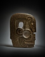 Maya Stone Effigy Head Hacha