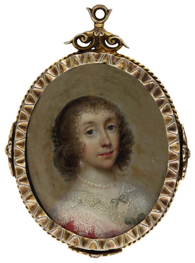 View full screen - View 1 of Lot 211. CORNELIUS JOHNSON (ALSO KNOWN AS CORNELIS JANSSENS VAN CEULEN) | PORTRAIT OF A LADY, TRADITIONALLY IDENTIFIED AS HENRIETTA MARIA, QUEEN OF ENGLAND, CIRCA 1635.