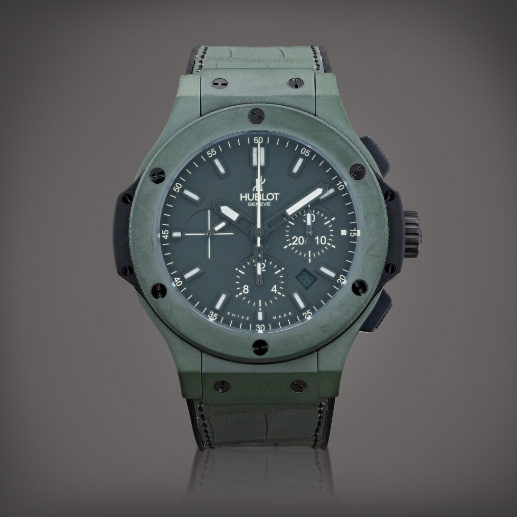 View full screen - View 1 of Lot 492. Big Bang, Vendôme, reference 301.G1.5290.GR Montre bracelet chronographe en titane et céramique avec date | Titanium and ceramic chronograph wristwatch with date Vers 2011 | Circa 2011.