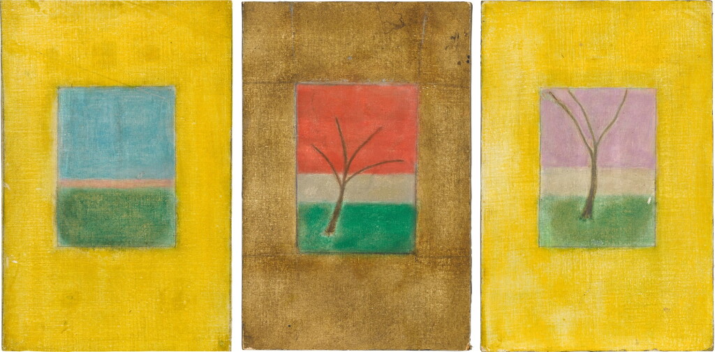 View full screen - View 1 of Lot 110. CRAIGIE AITCHISON, R.A. | TRIPTYCH.