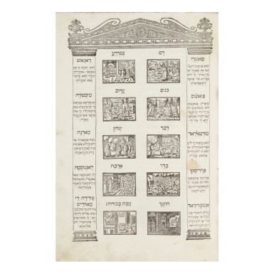 View full screen - View 1 of Lot 46. PASSOVER HAGGADAH WITH LADINO TRANSLATION, VENICE: VENDRAMIN, 1740.