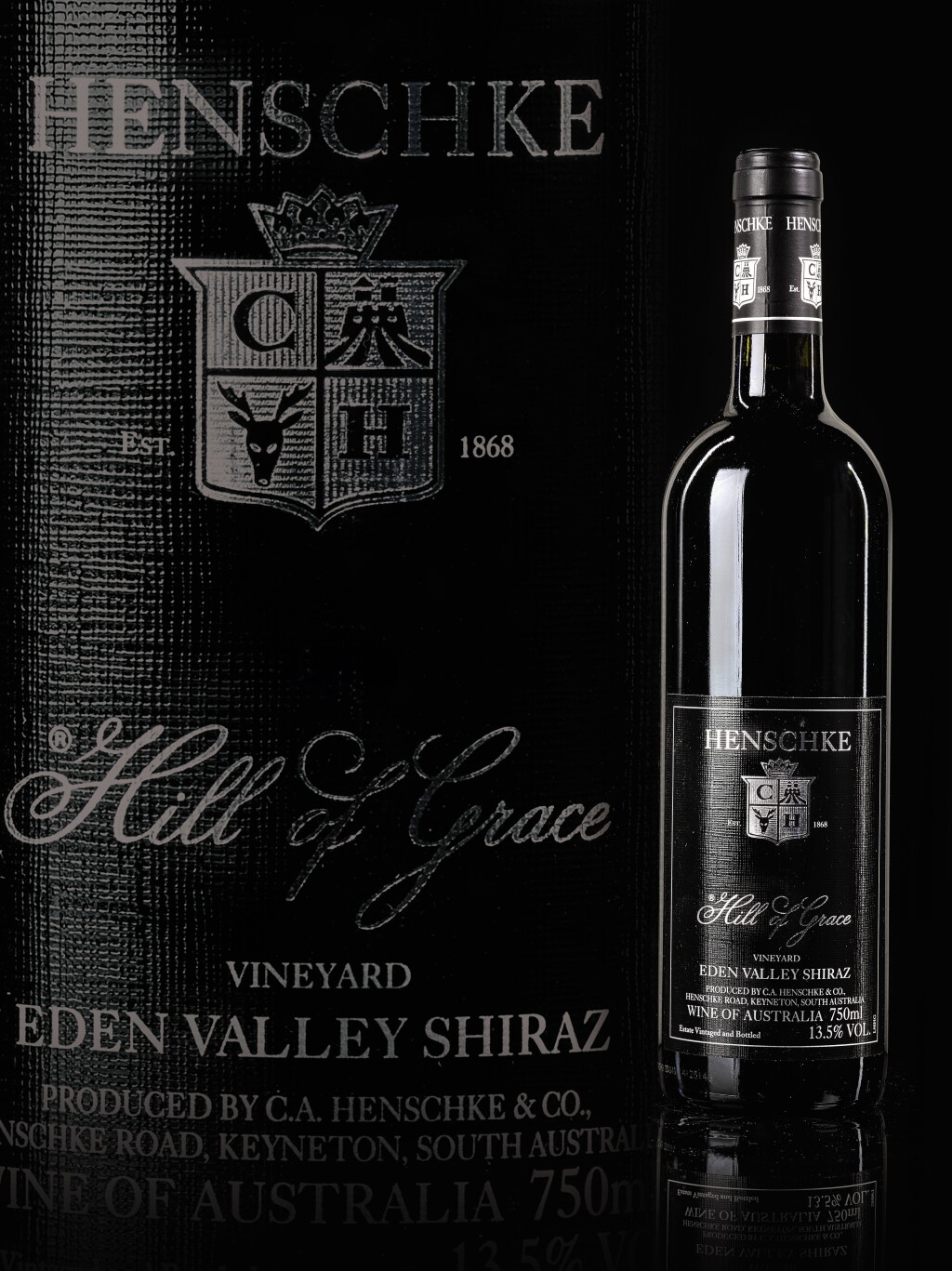 View full screen - View 1 of Lot 1174. Henschke, Hill of Grace, Shiraz 1987 (6 BT).