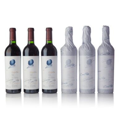View full screen - View 1 of Lot 393. Opus One 2014 (6 BT).
