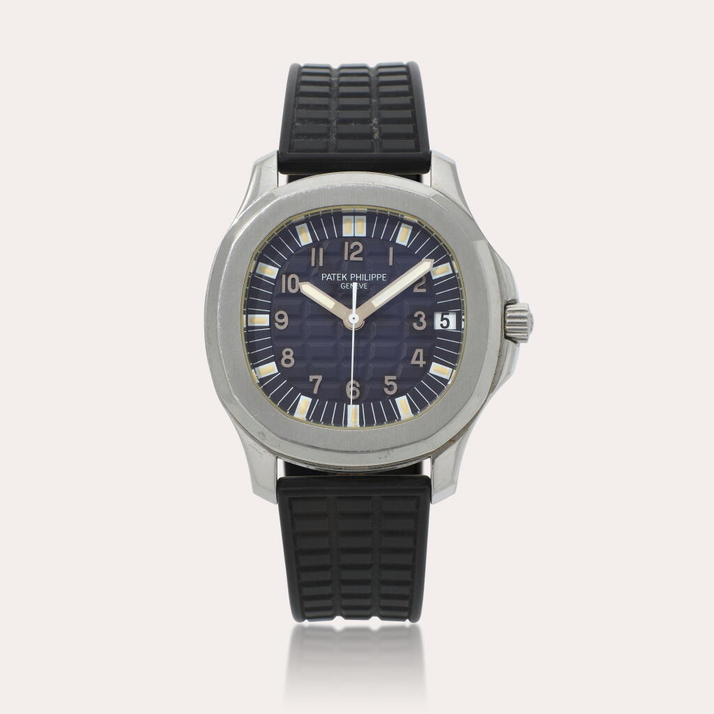 View full screen - View 1 of Lot 261. Aquanaut, Reference 5065A-001 | A stainless steel wristwatch with date | Circa 1998.