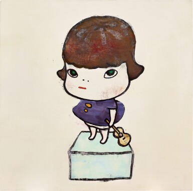 View full screen - View 1 of Lot 813. Yoshitomo Nara 奈良美智 | Guitar Girl on the Ice 冰上的吉他女孩.