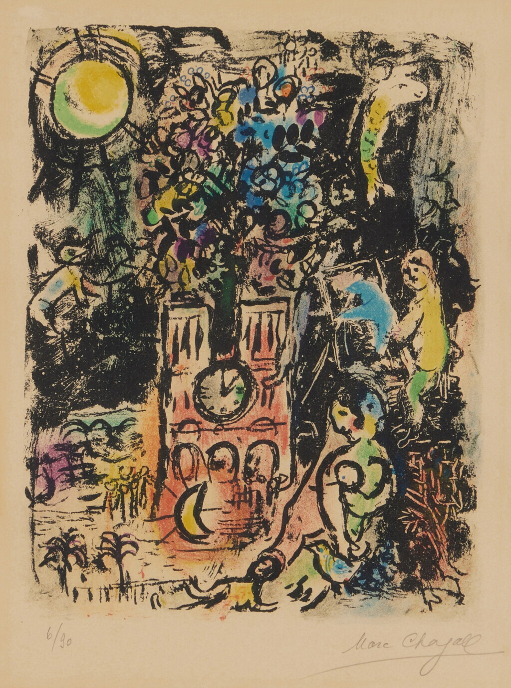 View full screen - View 1 of Lot 388. L'Arbre de Jessé, from Derrière le Miroir (Mourlot 297).