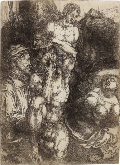 View full screen - View 1 of Lot 4. The Desperate Man (B. 70; M., Holl. 95).