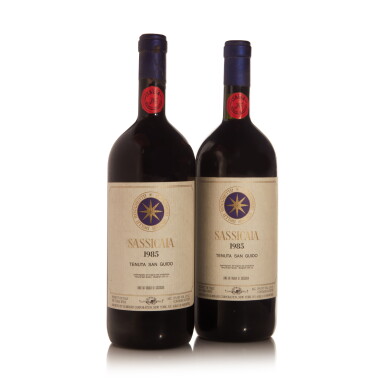 View full screen - View 1 of Lot 406. Sassicaia 1985 Tenuta San Guido (2 MAG).
