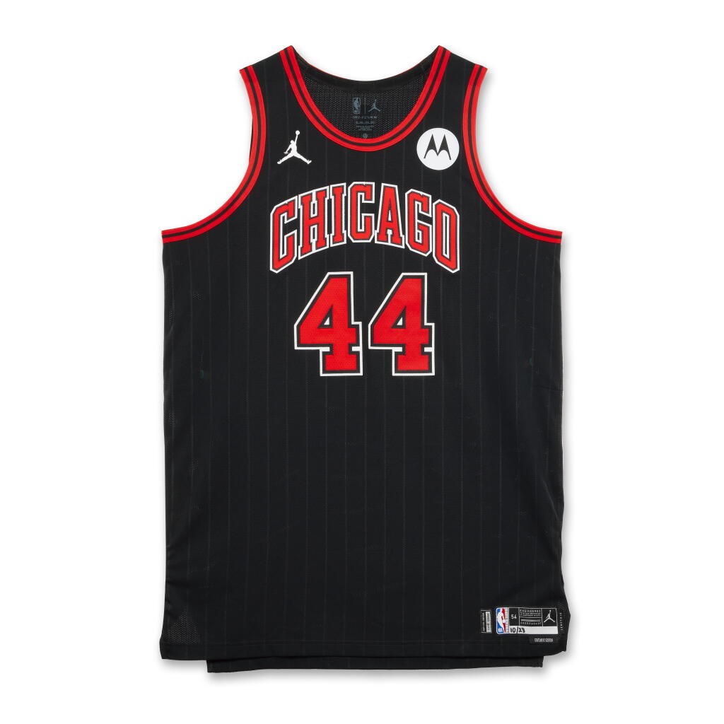 View full screen - View 1 of Lot 105. Patrick Williams Chicago Bulls 2024-2025 Kia NBA Tip-Off Game Worn Statement Edition Jersey.