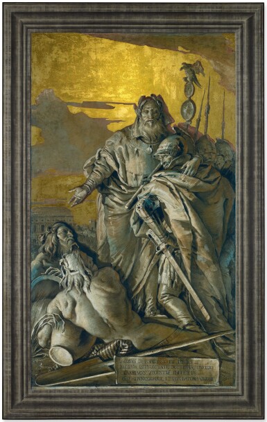 View full screen - View 2 of Lot 18. A Set of Six Paintings depicting the Celebrated Deeds of the Porto Family of Vicenza.