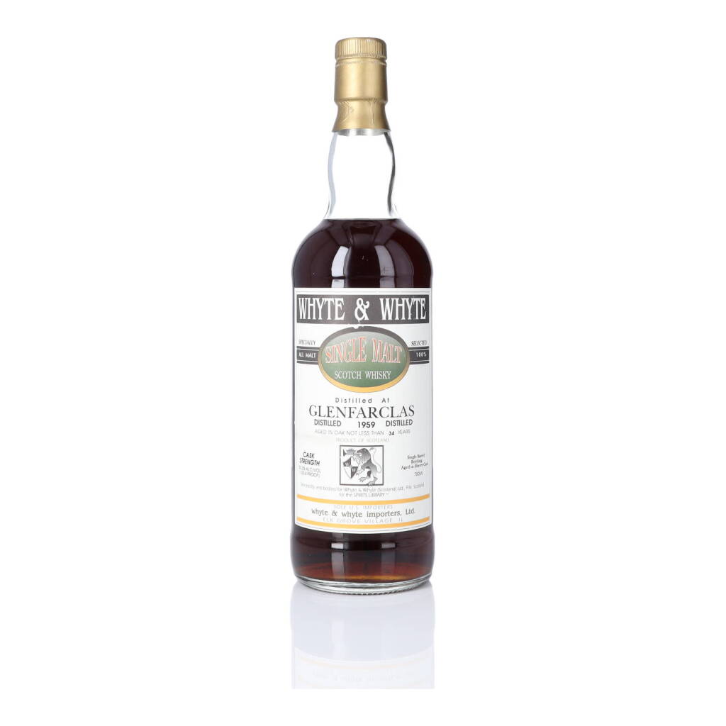 View full screen - View 1 of Lot 50. Glenfarclas Whyte & Whyte 34 Year Old 50.2 abv 1959 (1 BT75).