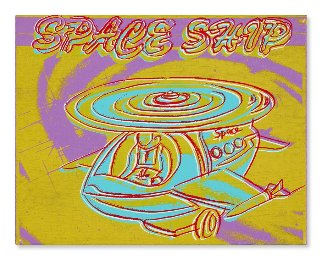 View full screen - View 1 of Lot 628. Space Ship (Toy Painting).