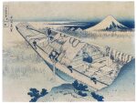 Katsushika Hokusai (1760-1849) | Ushibori in Hitachi Province (Joshu Ushibori) | Edo period, 19th century