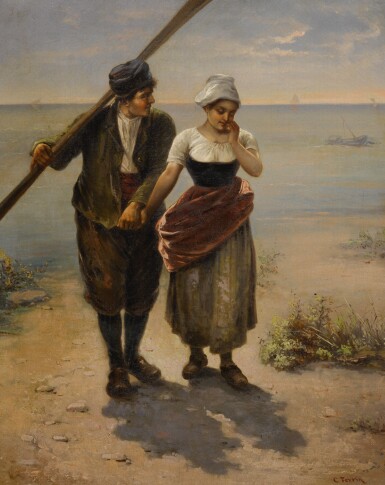 View full screen - View 1 of Lot 147. CONTINENTAL SCHOOL | THE SUITOR.