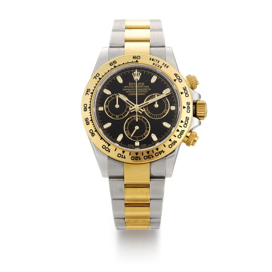 View full screen - View 1 of Lot 1208. ROLEX | COSMOGRAPH DAYTONA, REF 116503 YELLOW GOLD AND STAINLESS STEEL CHRONOGRAPH WRISTWATCH WITH BRACELET CIRCA 2019.