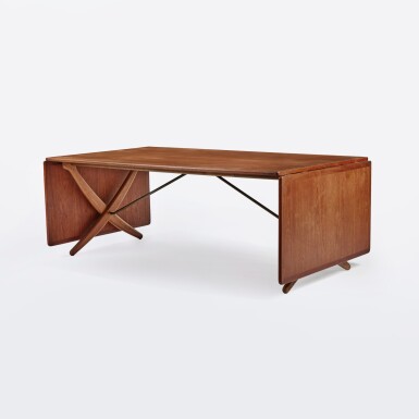 View full screen - View 1 of Lot 35. Drop-Leaf Dining Table.