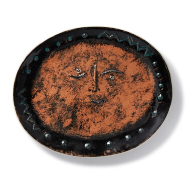 View full screen - View 1 of Lot 2. Visage dans un ovale (A. R. 275).