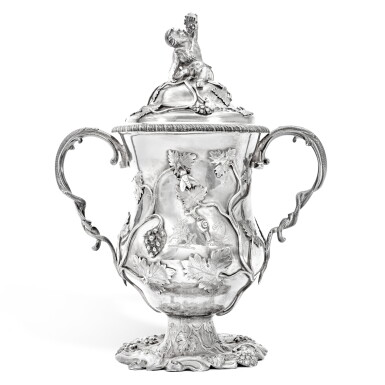View full screen - View 1 of Lot 57. A George III Silver Cup and Cover, Thomas Heming, London, 1760.