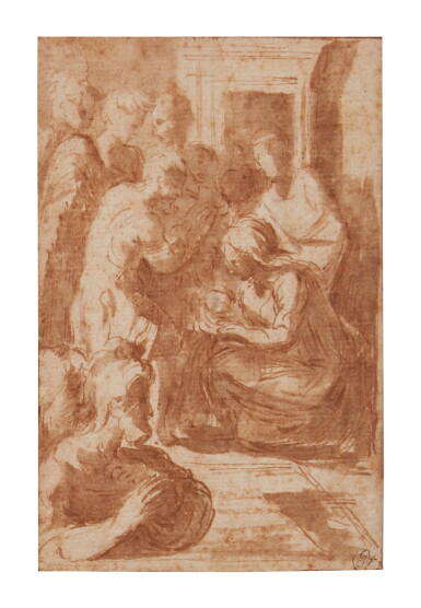 View full screen - View 1 of Lot 112. The Adoration of the Shepherds.