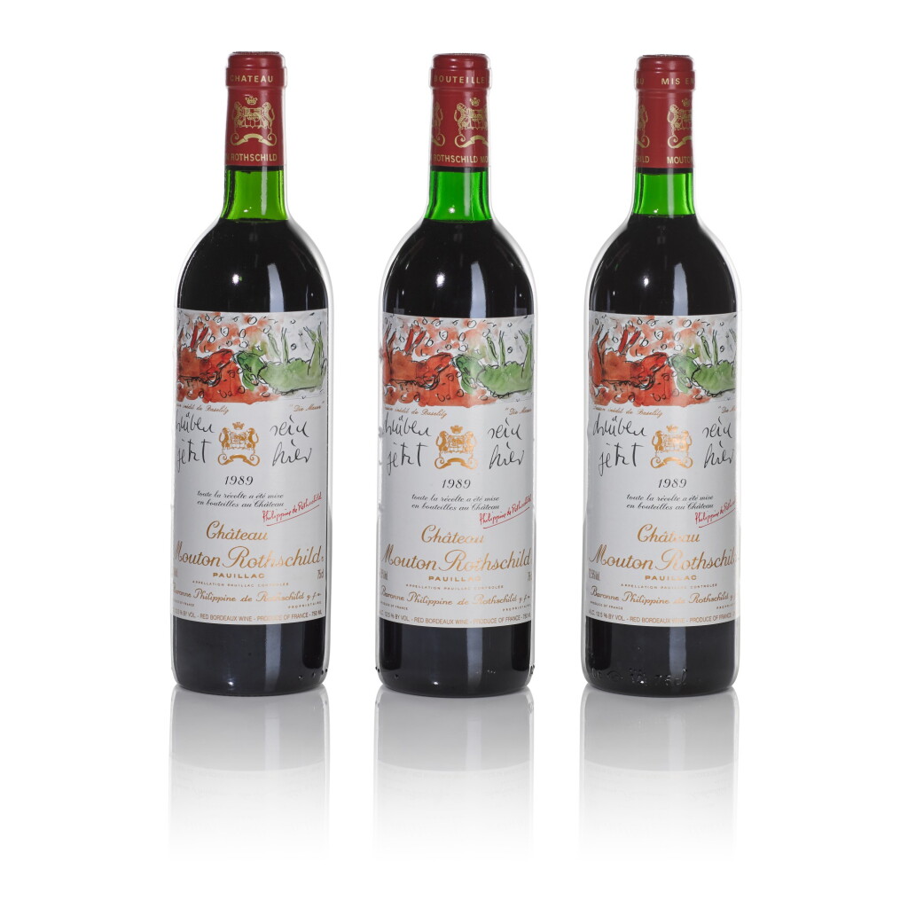 View full screen - View 1 of Lot 105. Château Mouton Rothschild 1989 (12 BT).