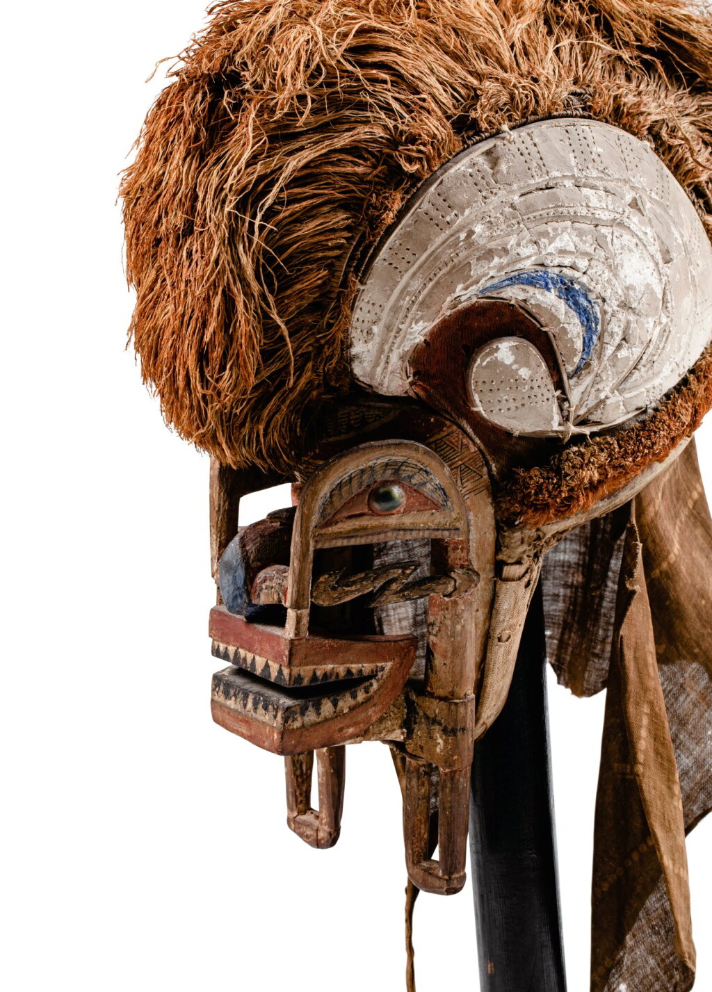 View full screen - View 1 of Lot 7. Masque tatanua, Malangan, Nouvelle-Irlande | Tatanua Mask, Malangan, New Ireland.
