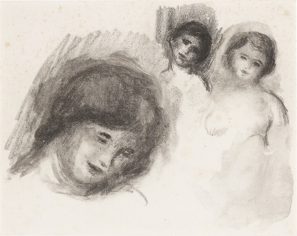 View full screen - View 1 of Lot 539. Pierre aux trois croquis, from L'Album des douze lithographies originales.