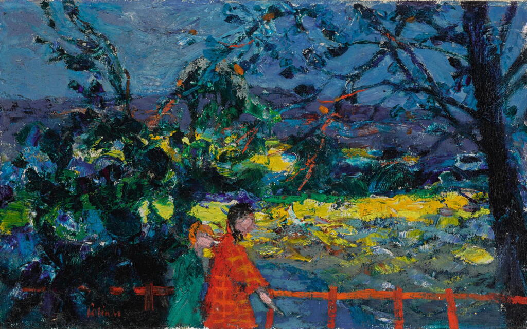View full screen - View 1 of Lot 23. COLIN MIDDLETON, R.H.A. | AUGUST LANDSCAPE .