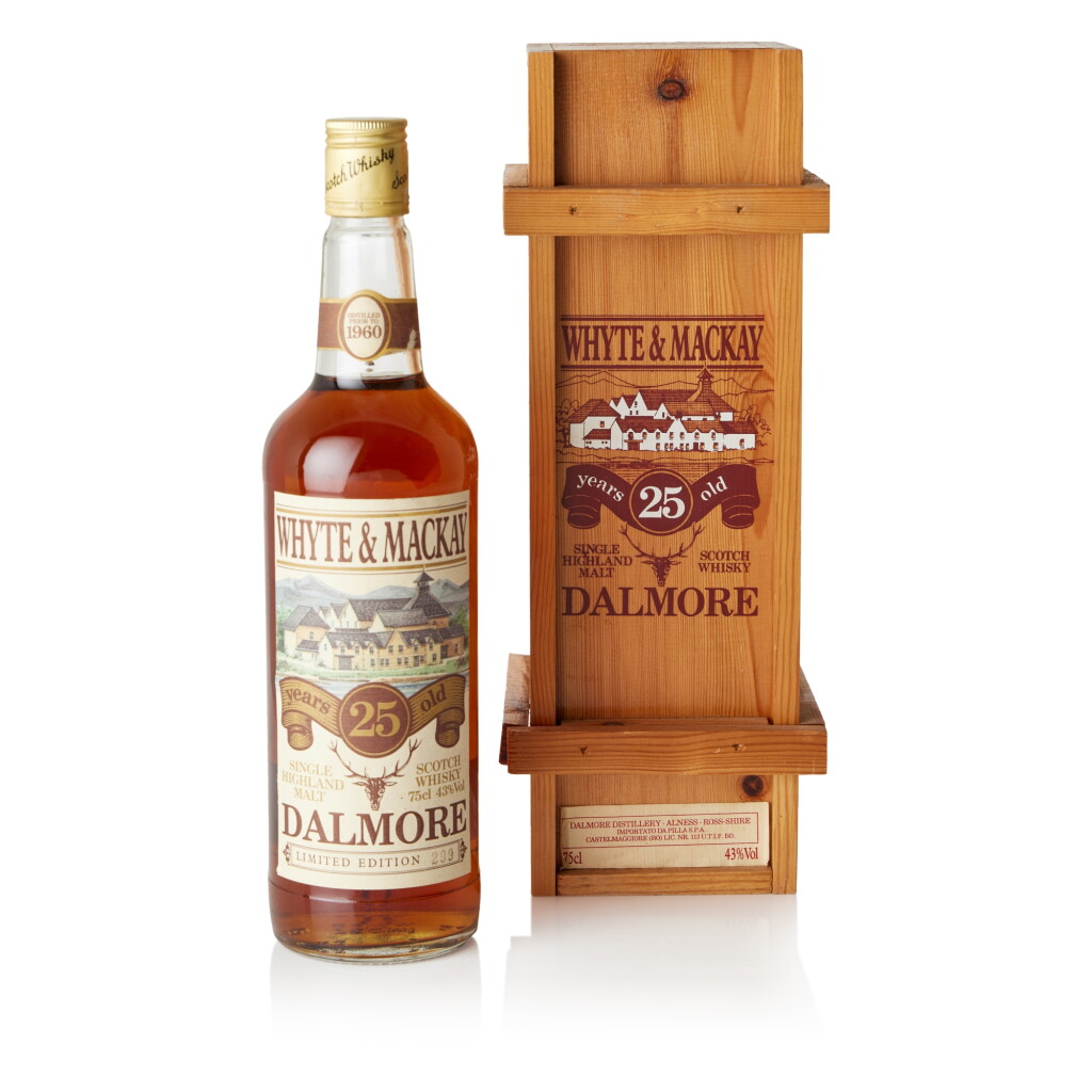 View full screen - View 1 of Lot 6190. The Dalmore 25 Year Old 43.0 abv 1960 (1 BT75).