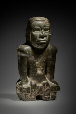 Olmec Stone Seated Figure