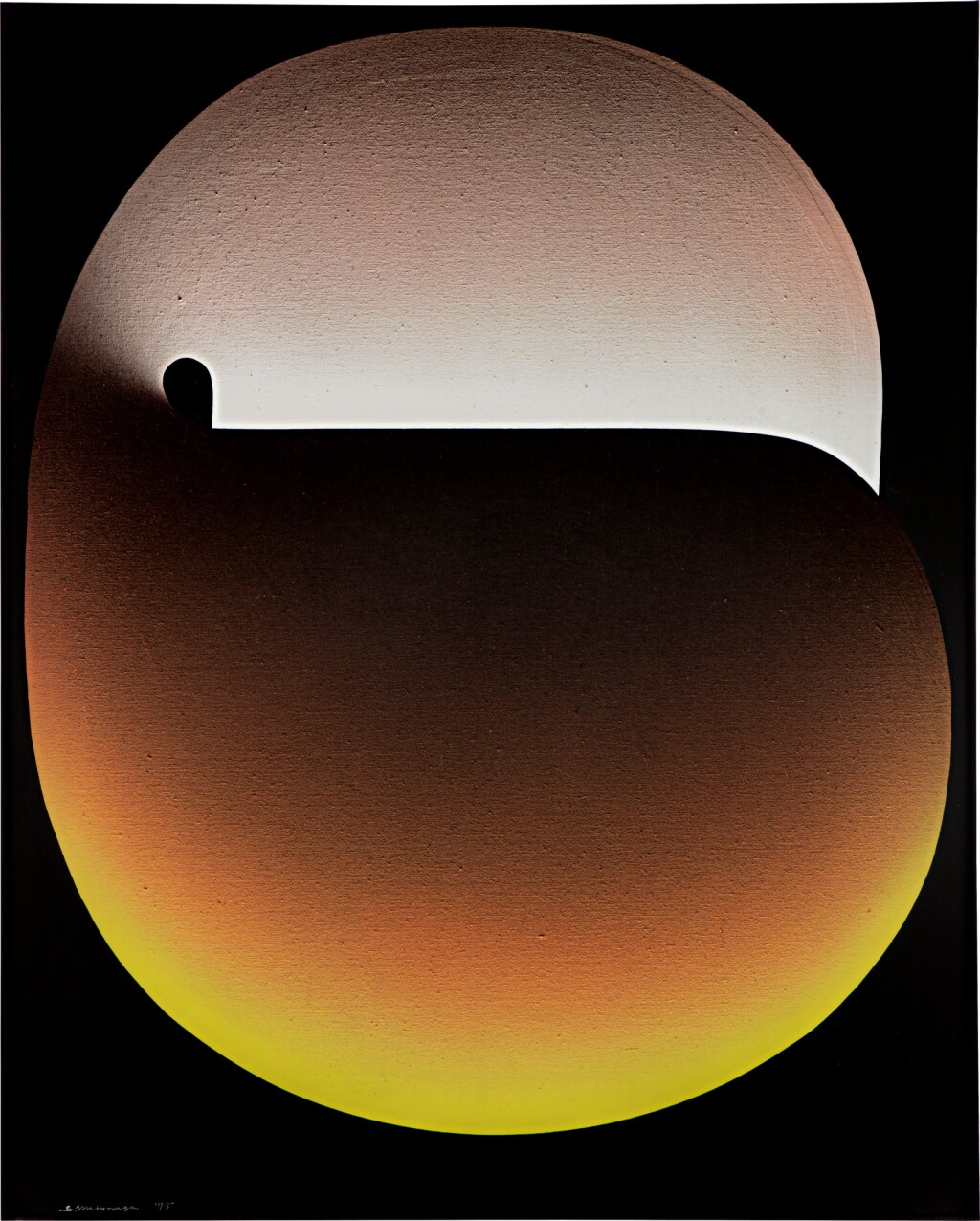 View full screen - View 1 of Lot 542. Motonaga Sadamasa 元永定正 | As if White Light Appearing 猶如白光頓現.