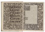 [Kelmscott Press] — William Caxton (tras.), and Jacobus de Voraigne | One of 500 copies printed by William Morris
