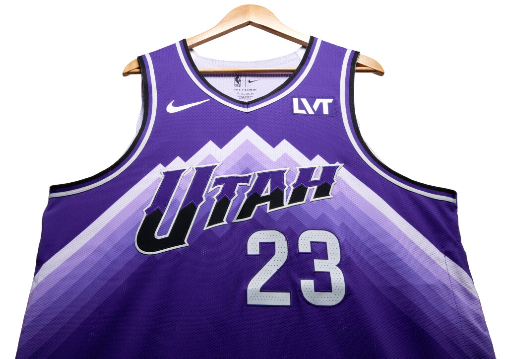 View full screen - View 1 of Lot 38. Lauri Markkanen Utah Jazz 2023-2024 In-Season Tournament Game Worn City Edition Jersey .