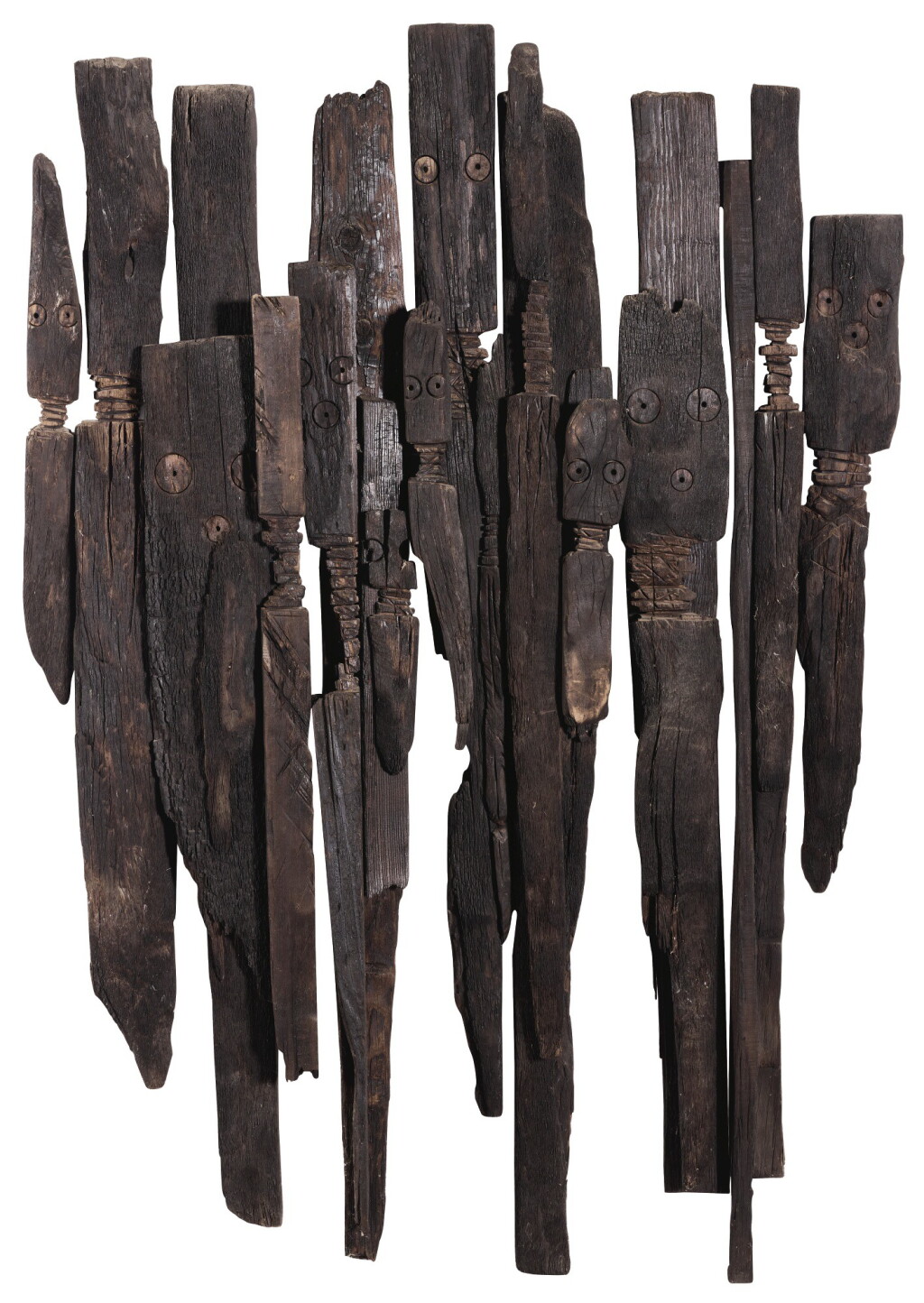 View full screen - View 1 of Lot 50. EL ANATSUI | ANCESTORS STARTING TO CONVERGE AGAIN.