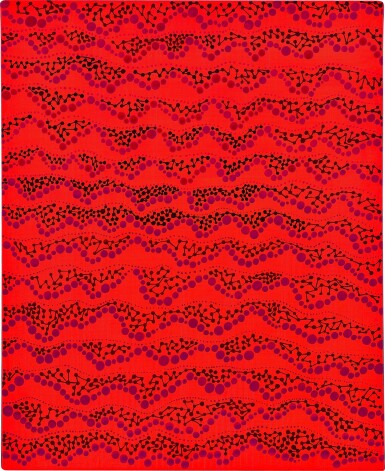 View full screen - View 1 of Lot 540. Yayoi Kusama 草間彌生 | The Evening Glow, Facing the Imminent Death 晚霞,面對將至之逝.
