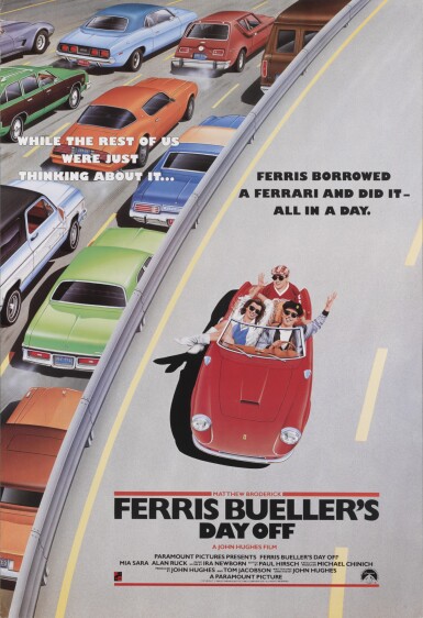 View full screen - View 1 of Lot 12. Ferris Bueller's Day Off (1986).