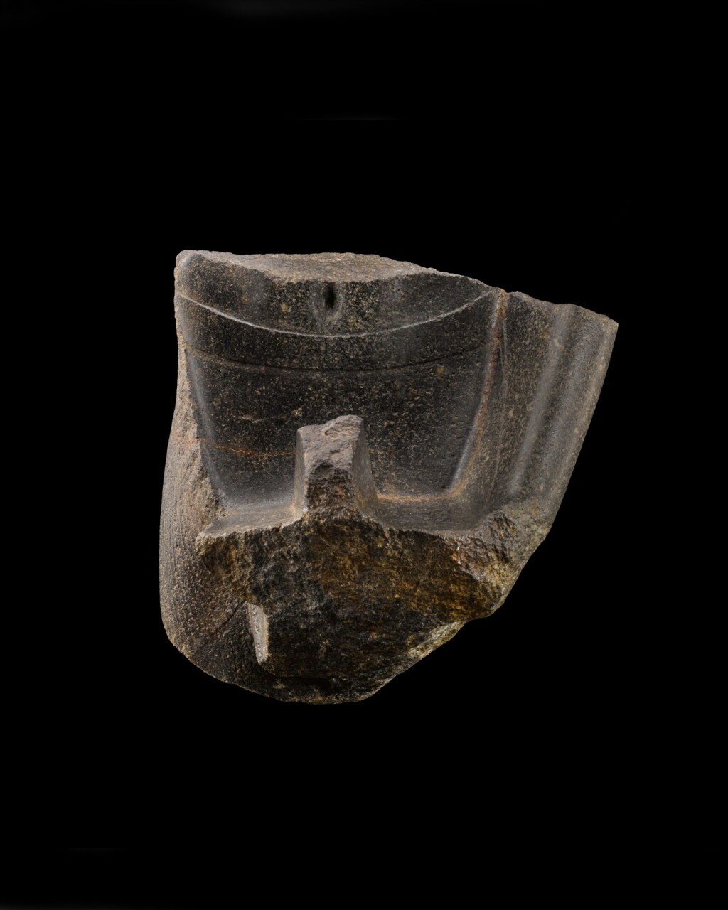 View full screen - View 1 of Lot 126. An Egyptian Granite Torso of a Man, early Ptolemaic Period, circa 305-200 B.C..